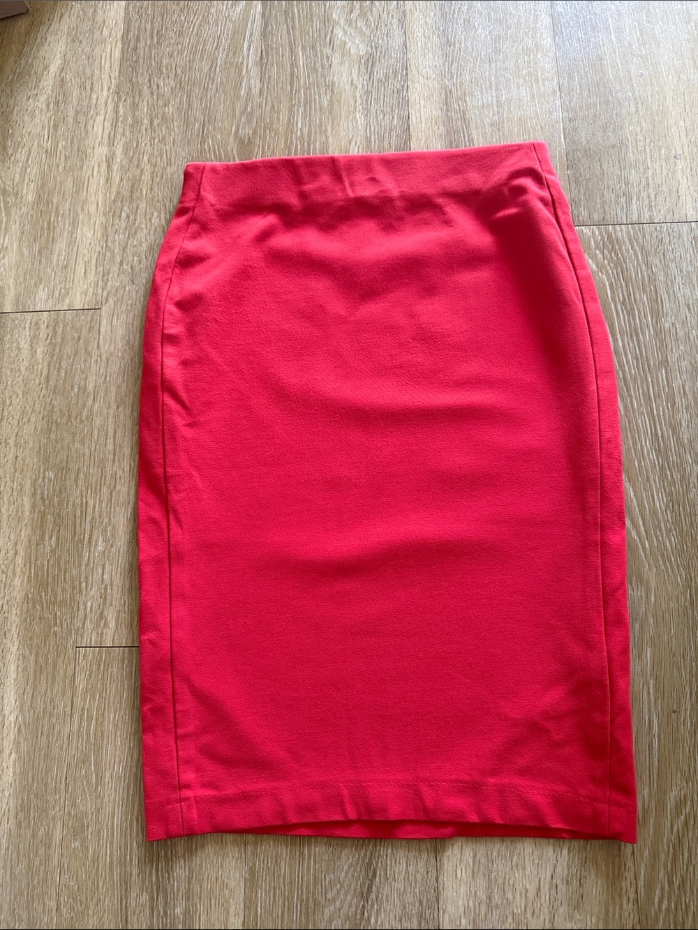 Dalia Collection Red Pencil Skirt
